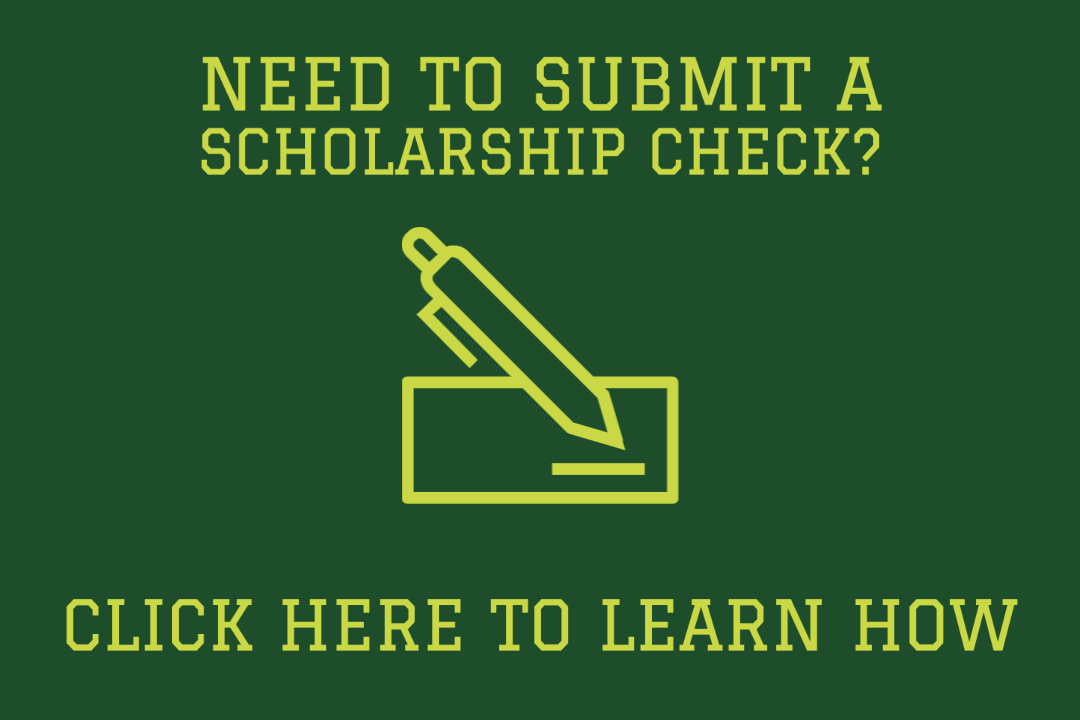 How to submit a scholarship check